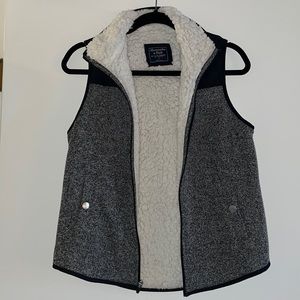 Fleece lined vest